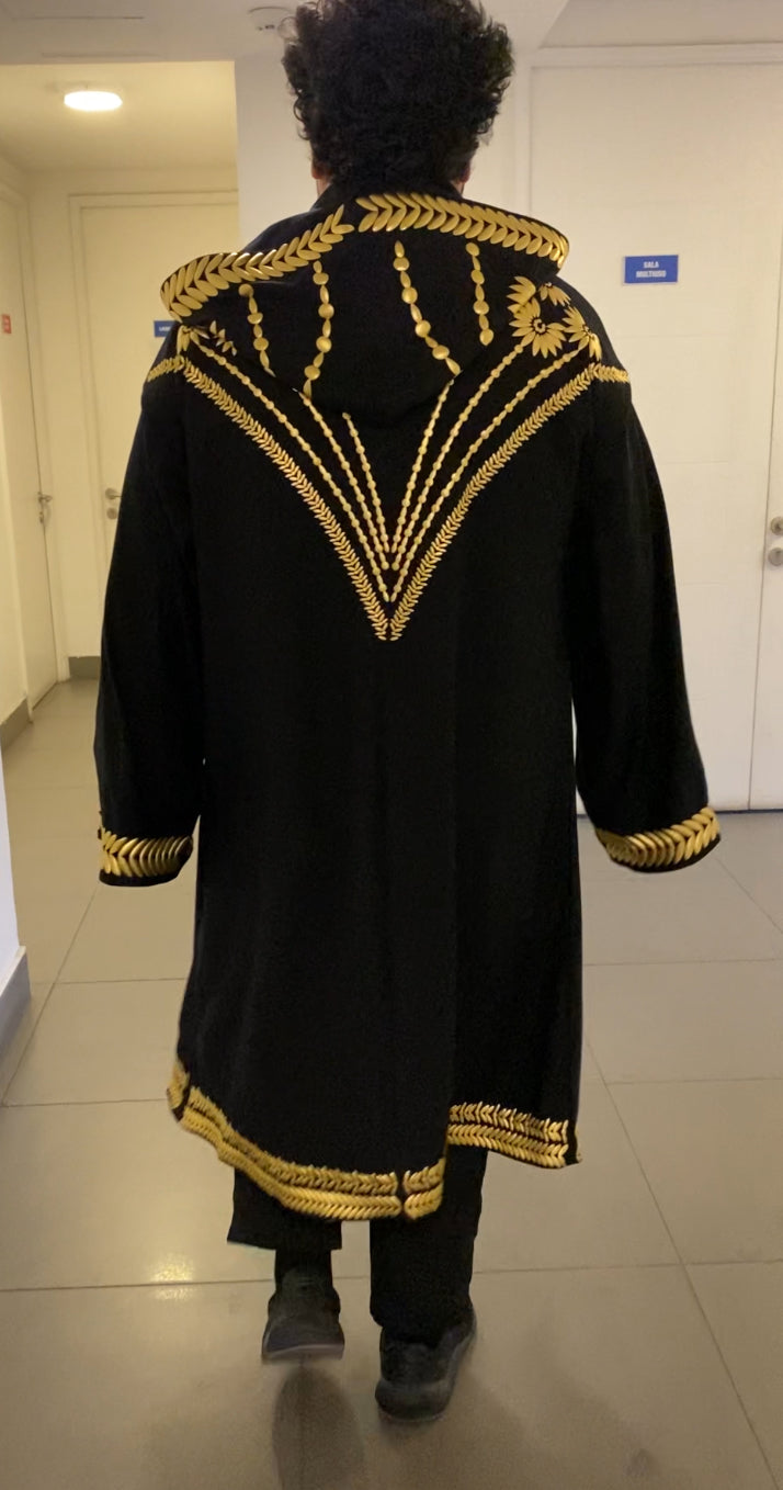 The Weeknd Golden Tunic Cape Cloak Gown Robe