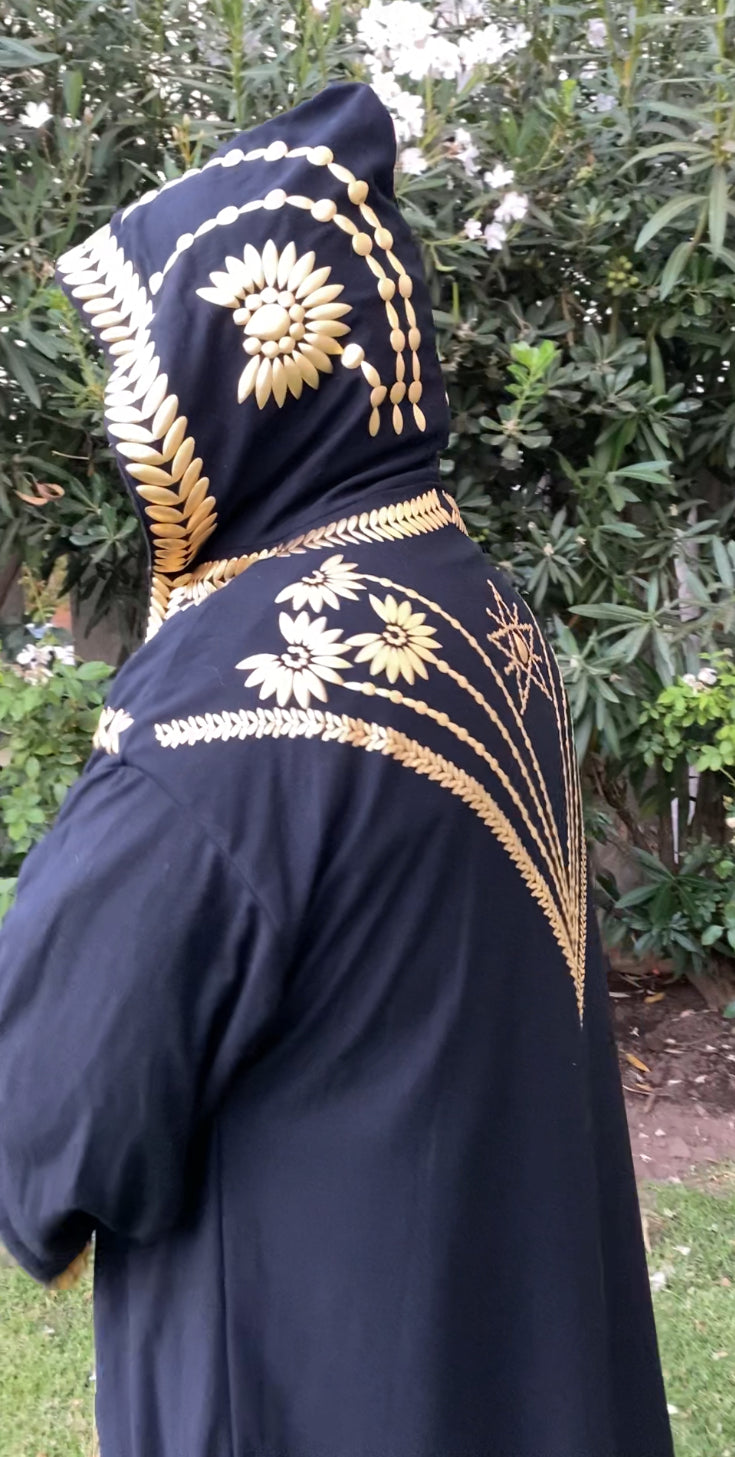 The Weeknd Golden Tunic Cape Cloak Gown Robe